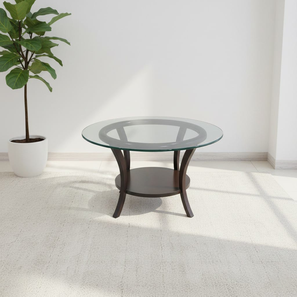 Arc Glass Centre Table