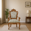 Heritage Floral Royale Teak Armchair