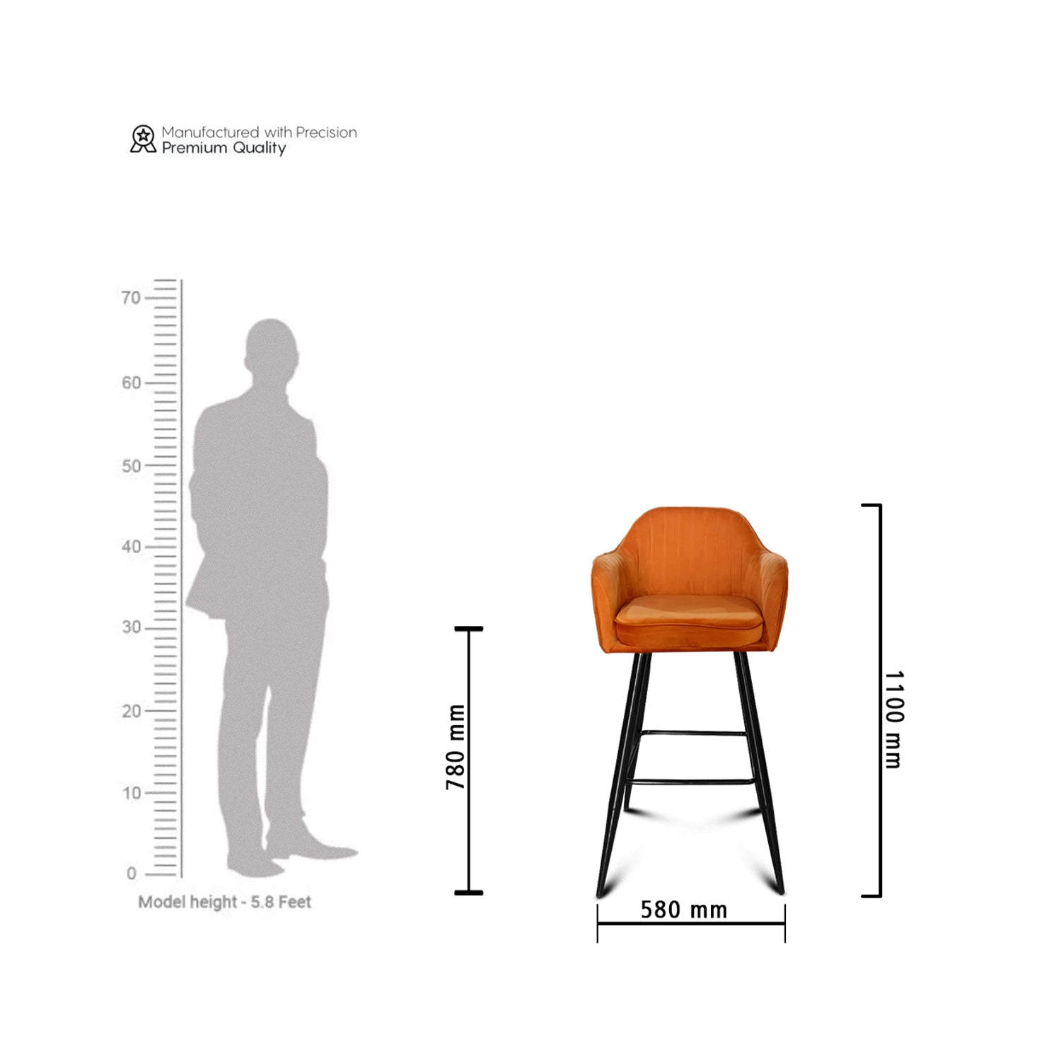 Verve Ring-Back bar Chair