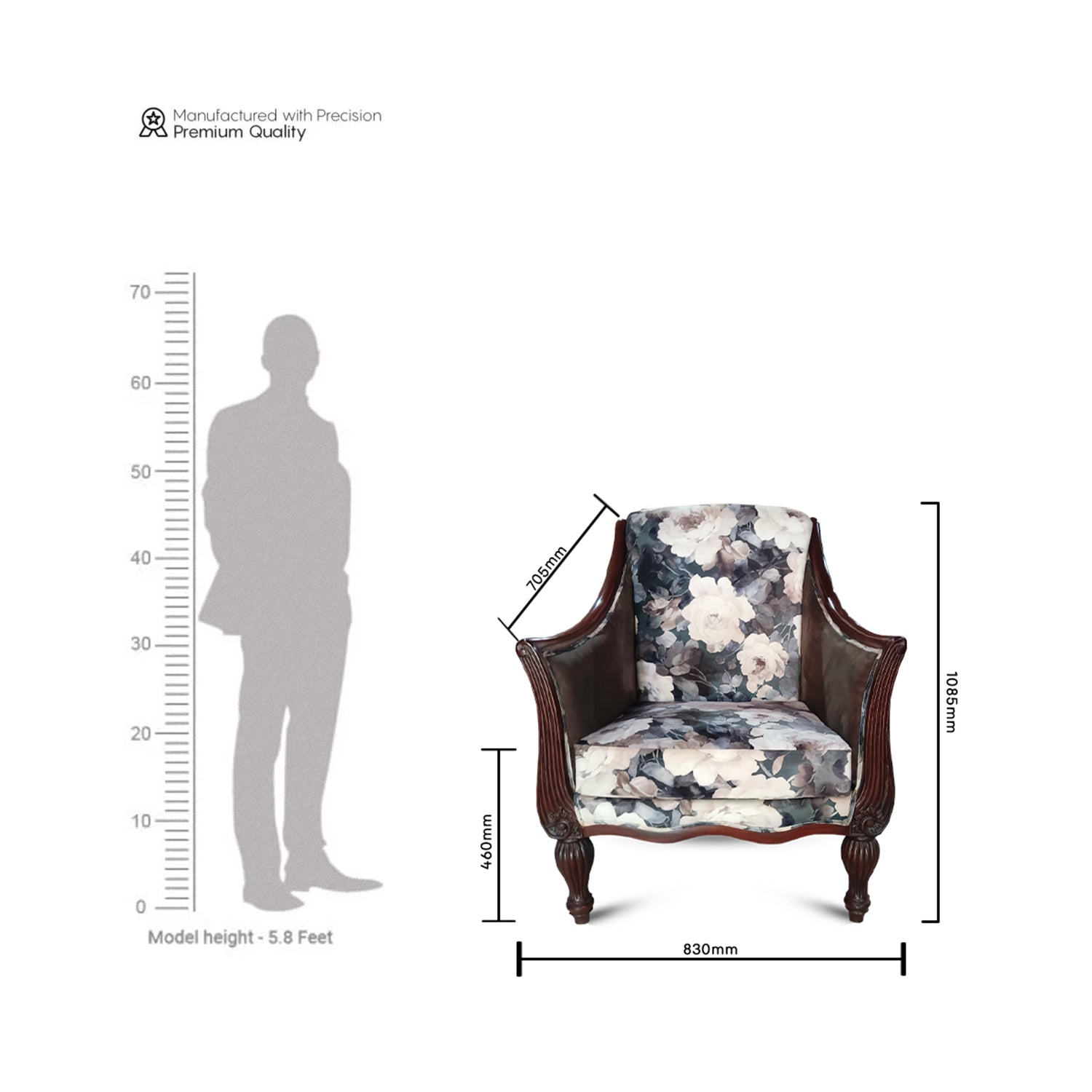 Victorian Bloom Armchair
