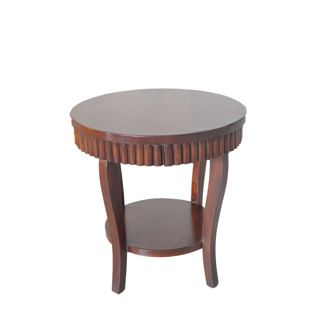 Regal Groove Round End Table