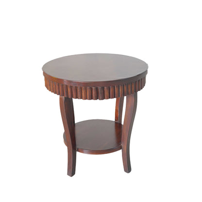 Regal Groove Round End Table