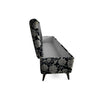 Noir Bloom Storage Bench