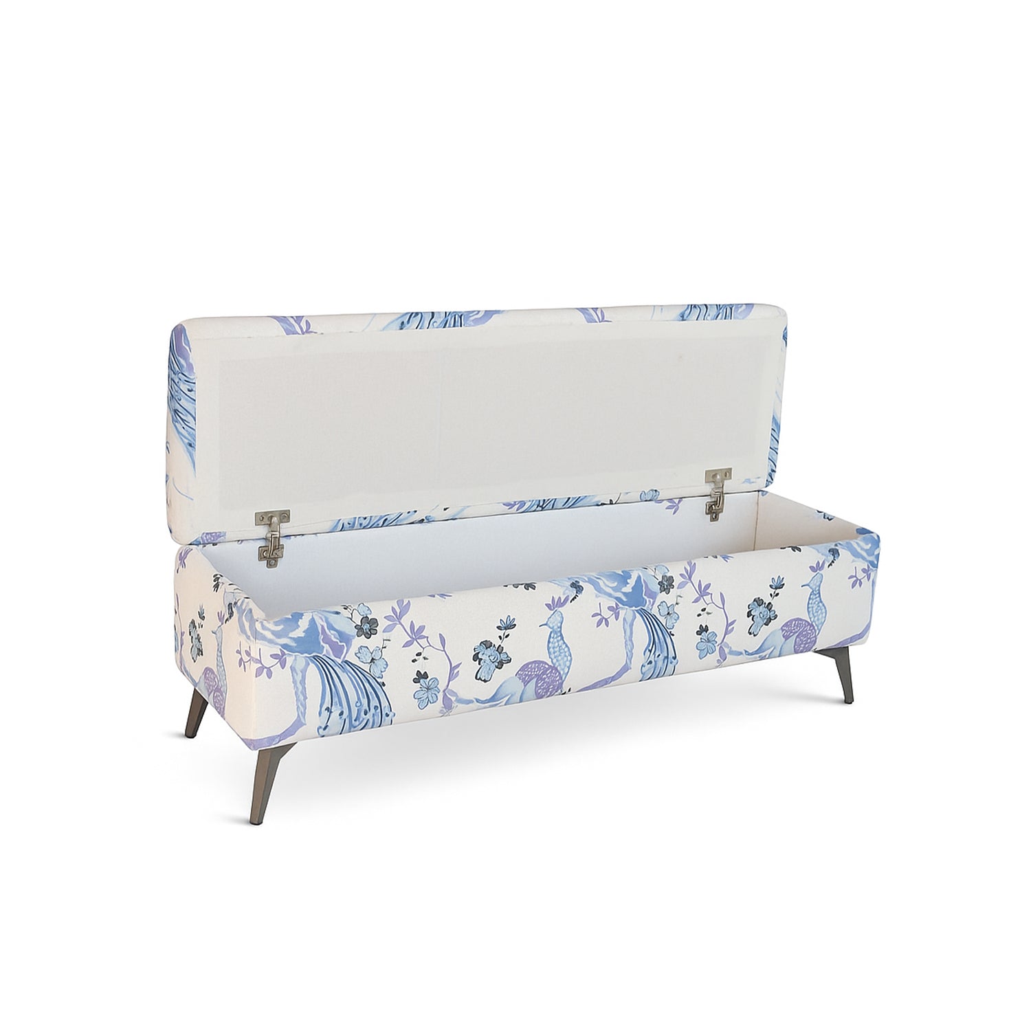 Peacock Bloom Ottoman Bench