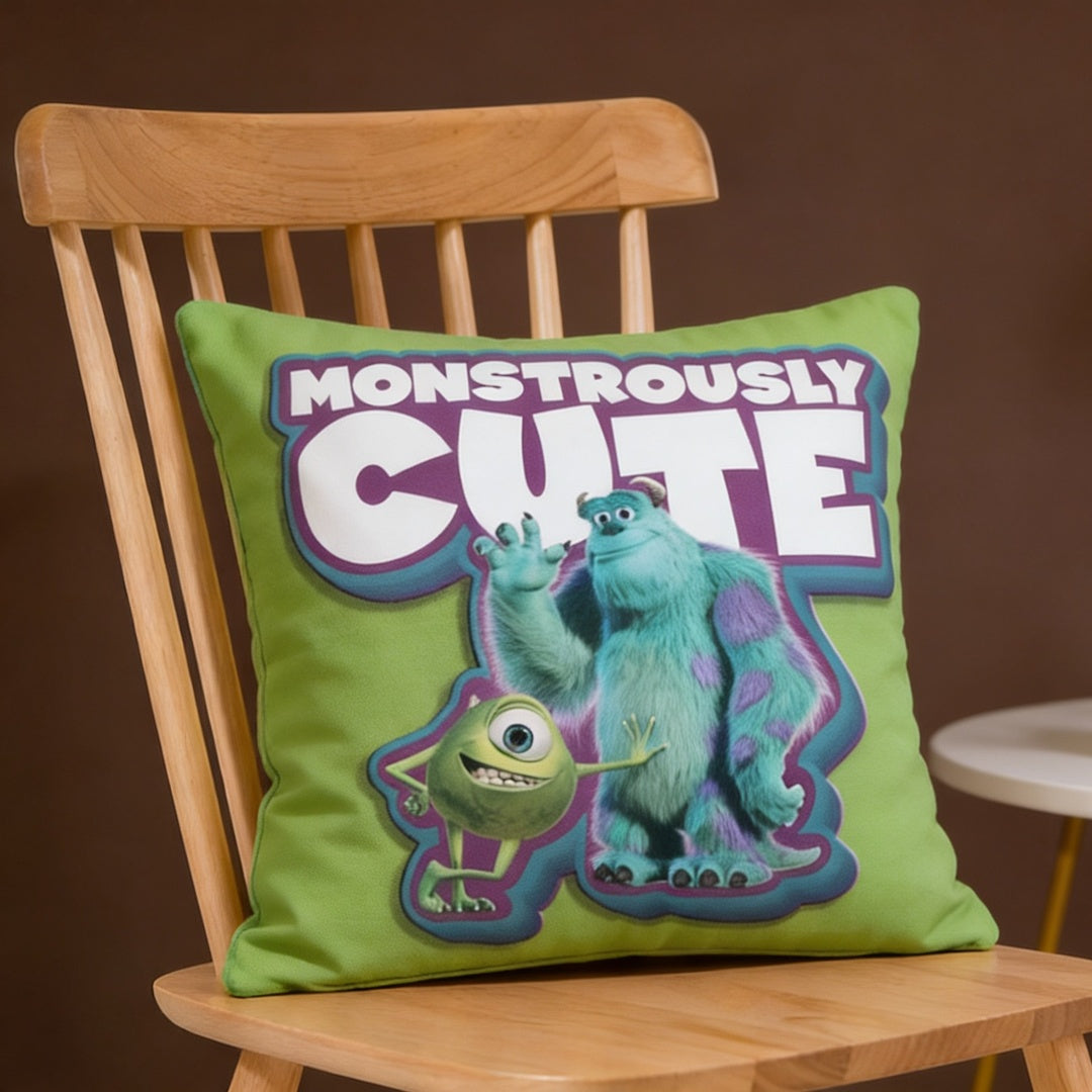 Monster Fun Printed Cushion Cover Set