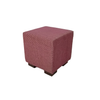 Coral Cube Ottoman