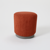 Terracotta Round Puffy Stool