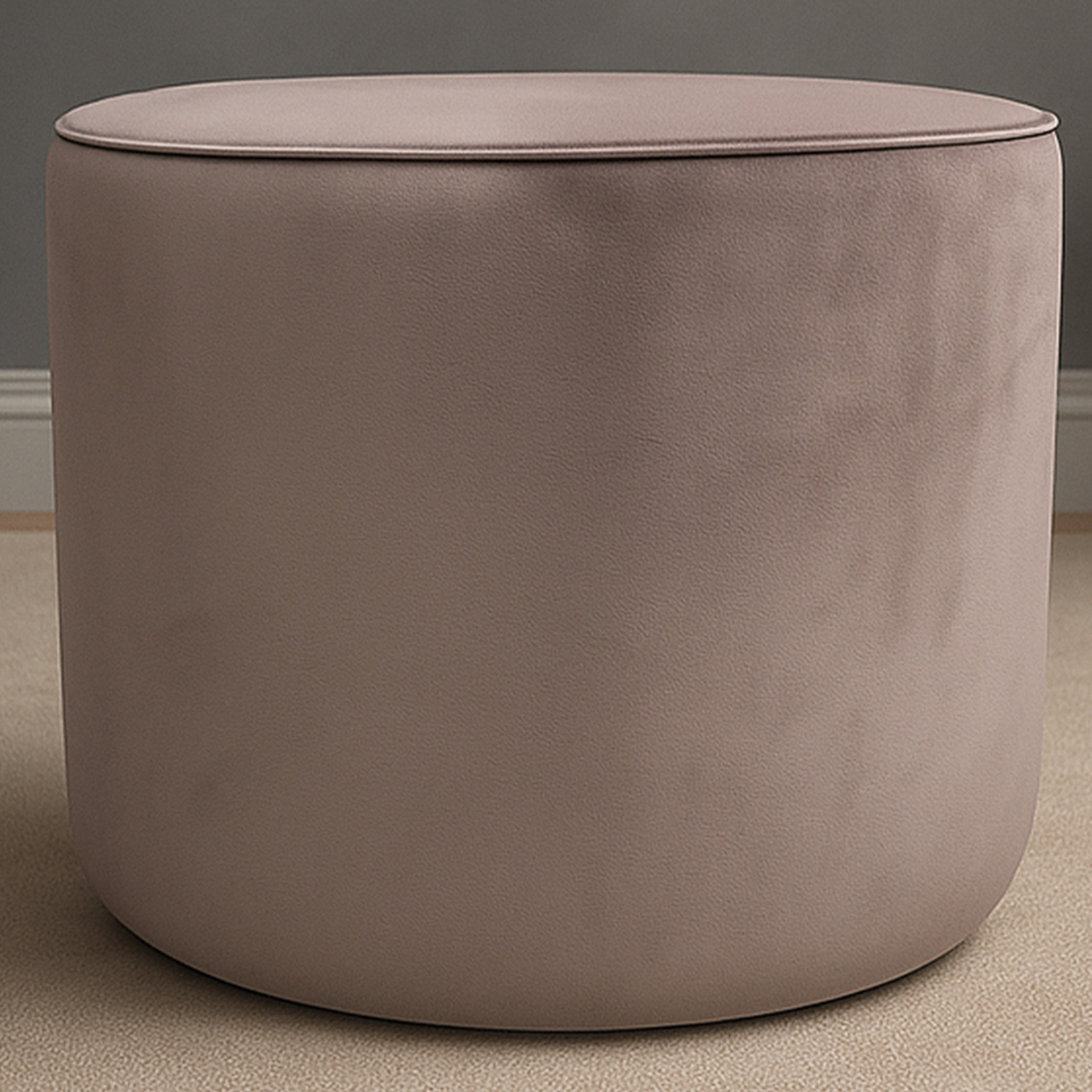 Minimalist Round Puffy