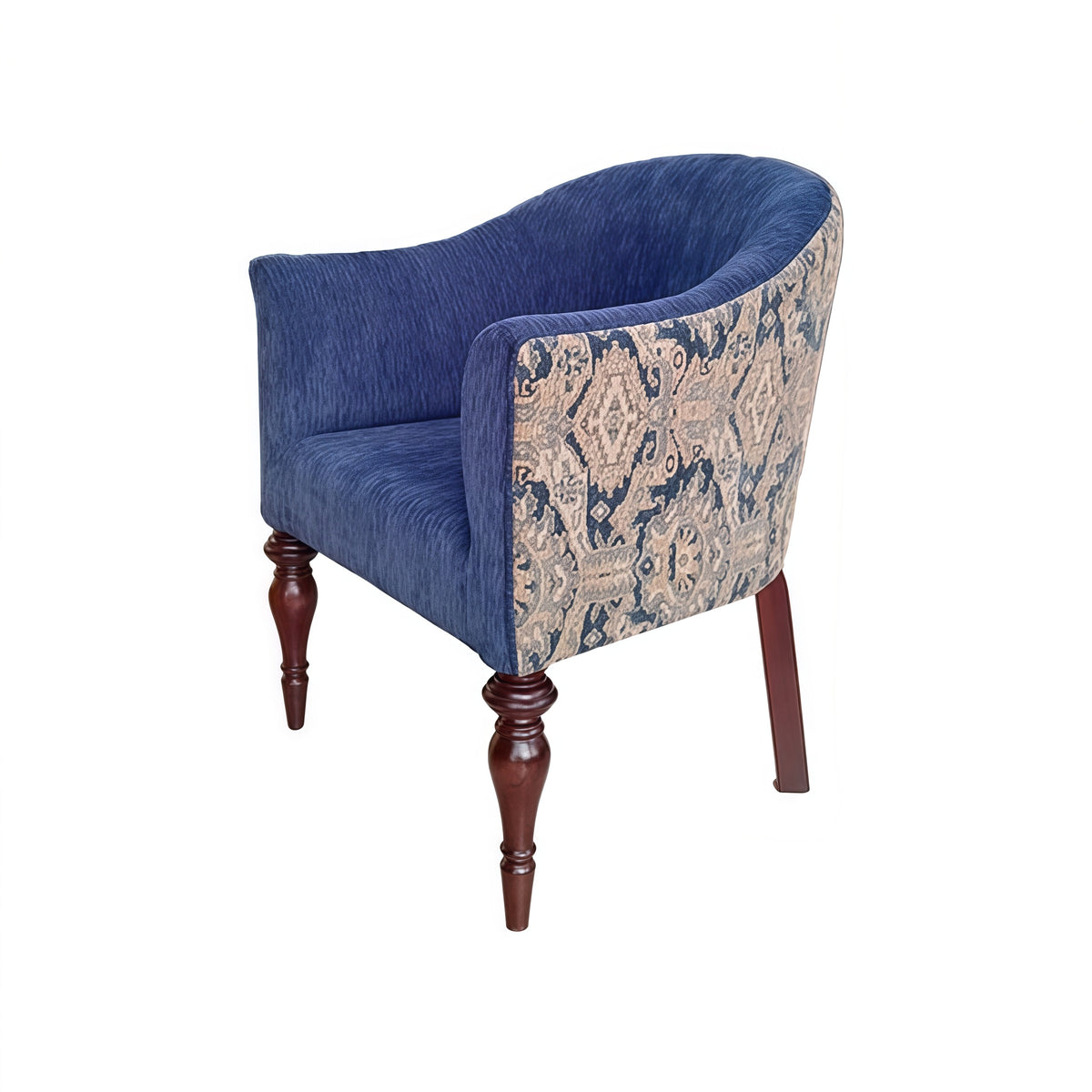 Blossom Curve Chair - Navy