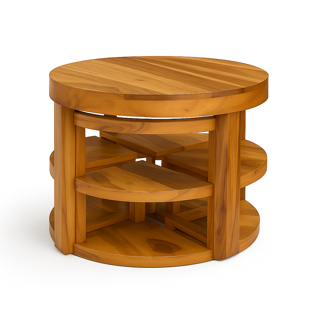 The Walnut Nest Dining Set