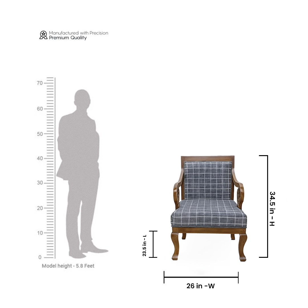 Heritage Teak Armchair - Ash