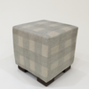 Mist Check Ottoman