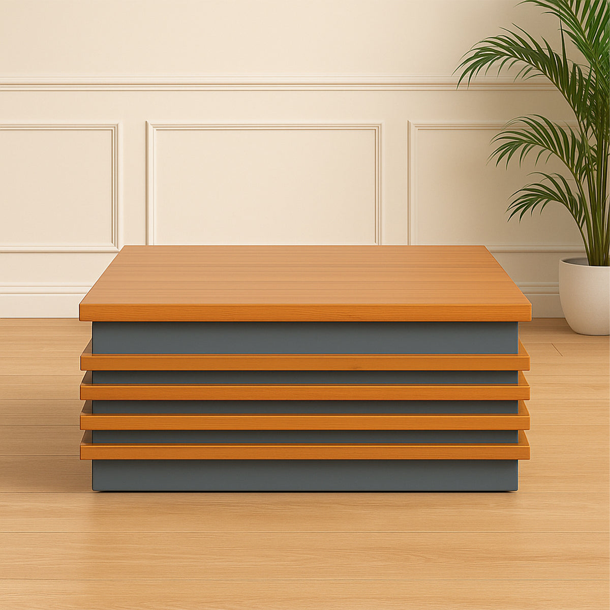 Modern Storage Bench - Umber