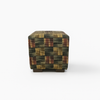 Mosaic Cube Puffy Stool