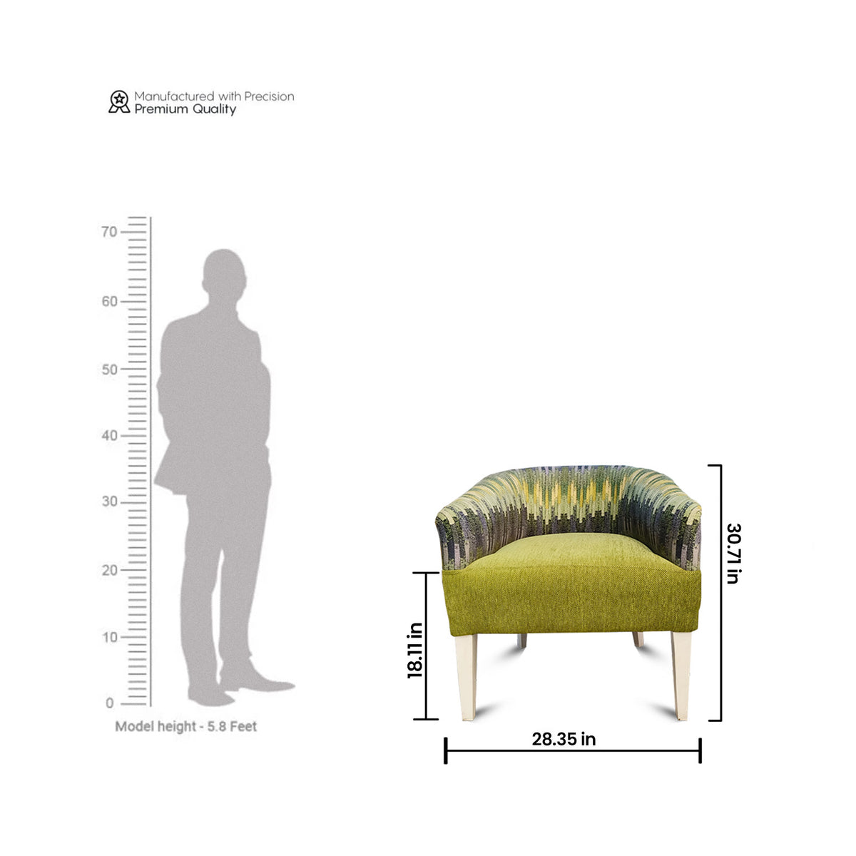 Aurora Accent Chair - Green