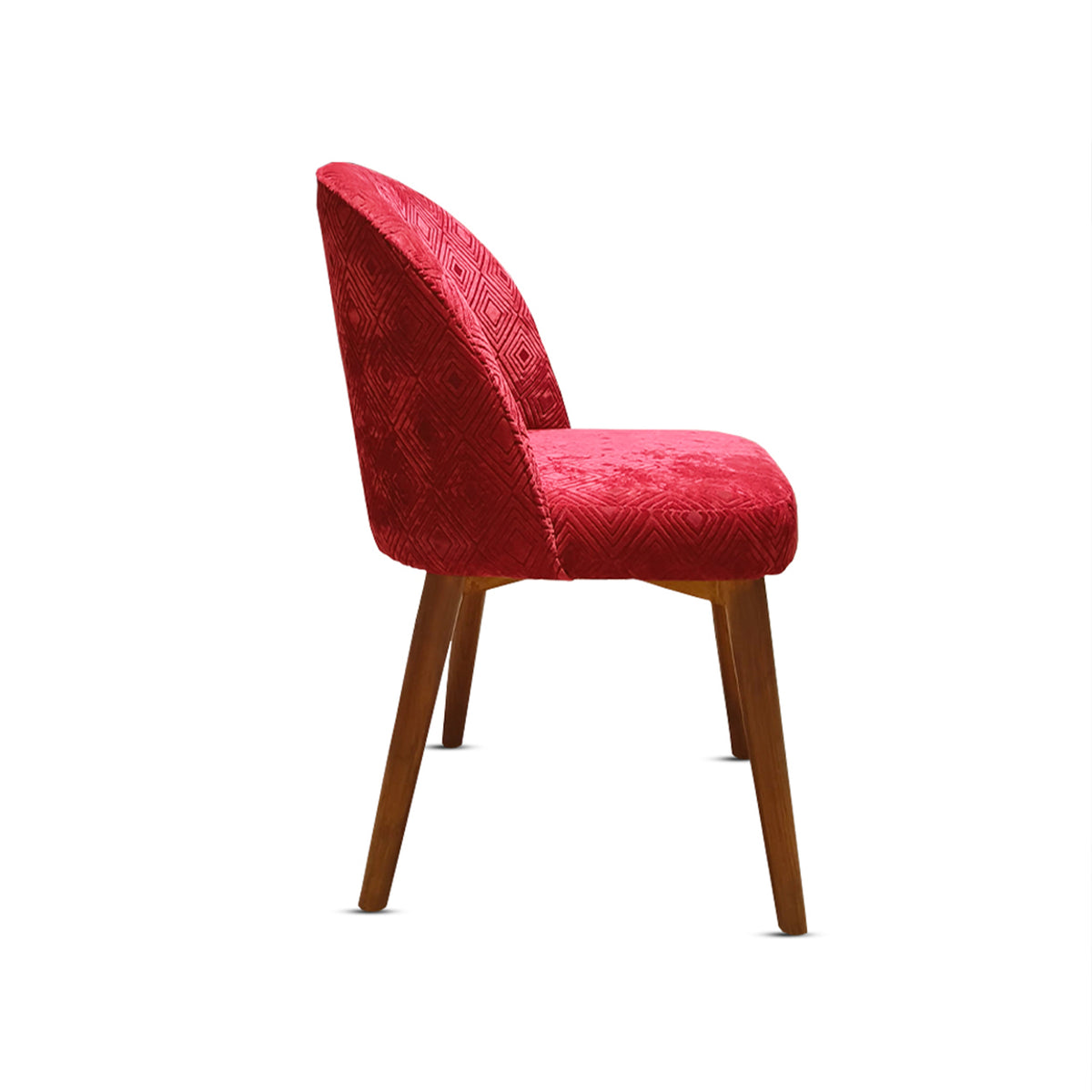 Velvet Chair - Garnet