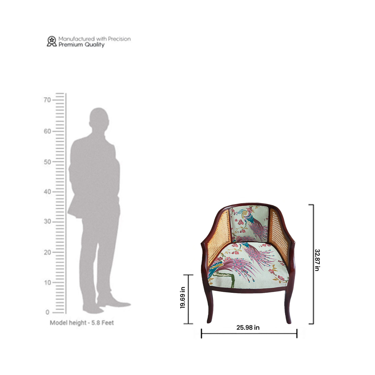 Rattan Lounge Chair - Monsoon