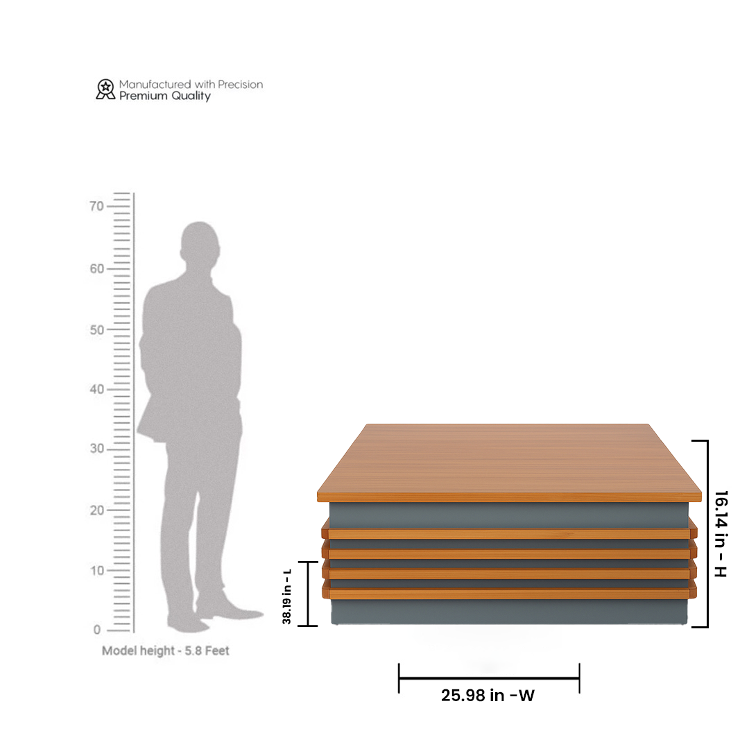 Modern Storage Bench - Umber