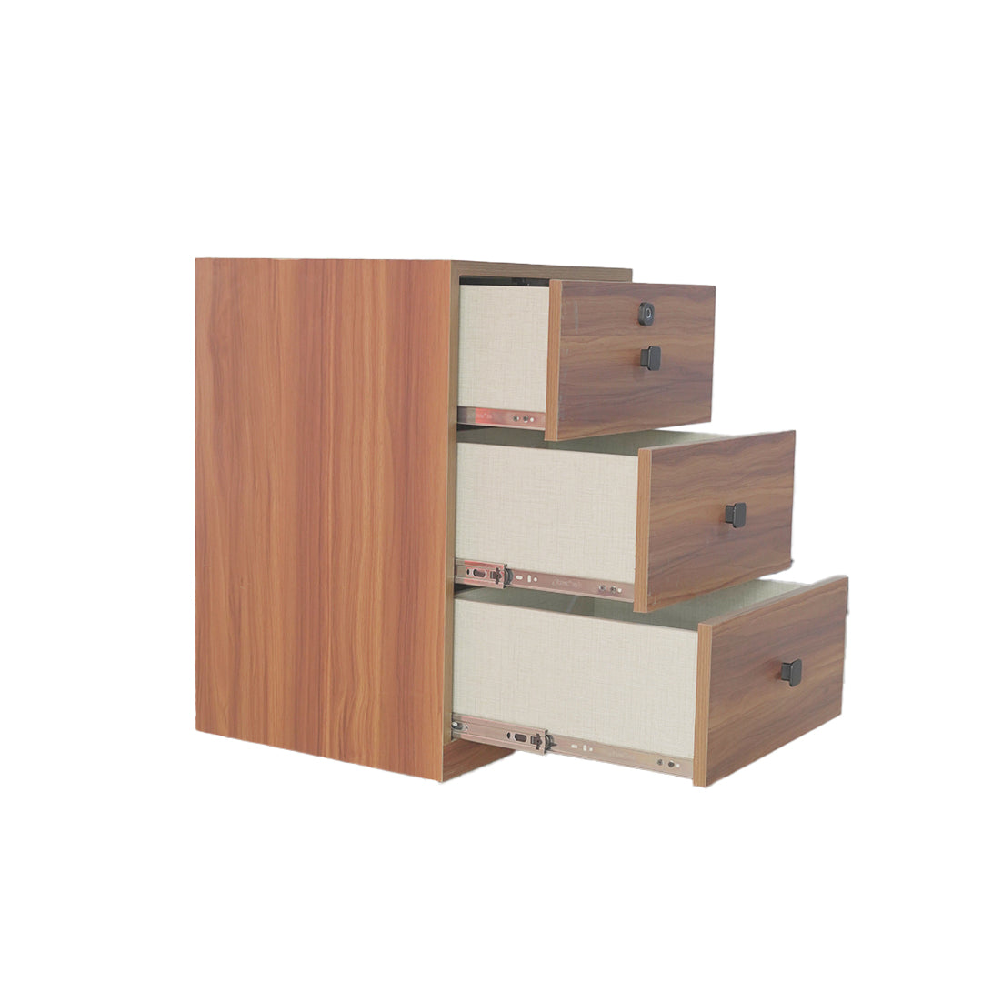 Mahogany Mod Side Table