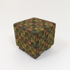 Mosaic Cube Puffy Stool