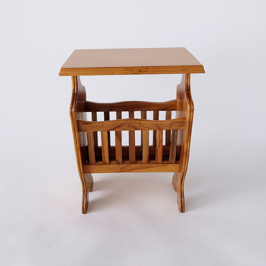 Willow Teak Magazine Side Table