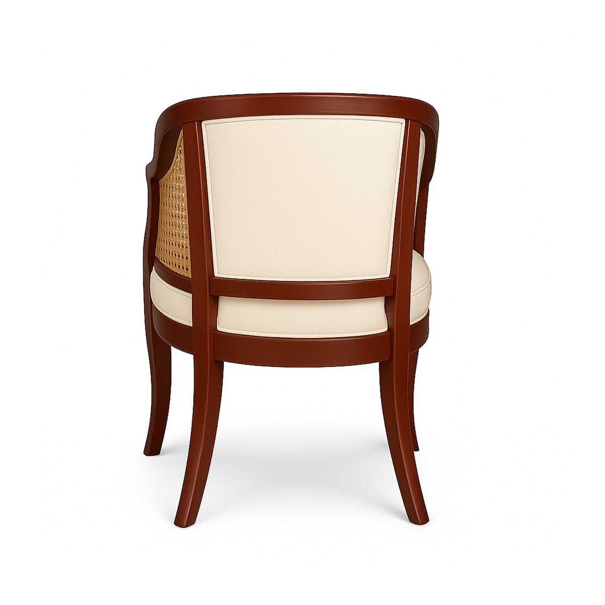 Rattan Lounge Chair - White