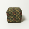Mosaic Cube Puffy Stool
