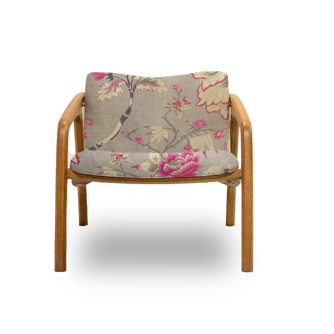 Curve Lounge Chair - Floral