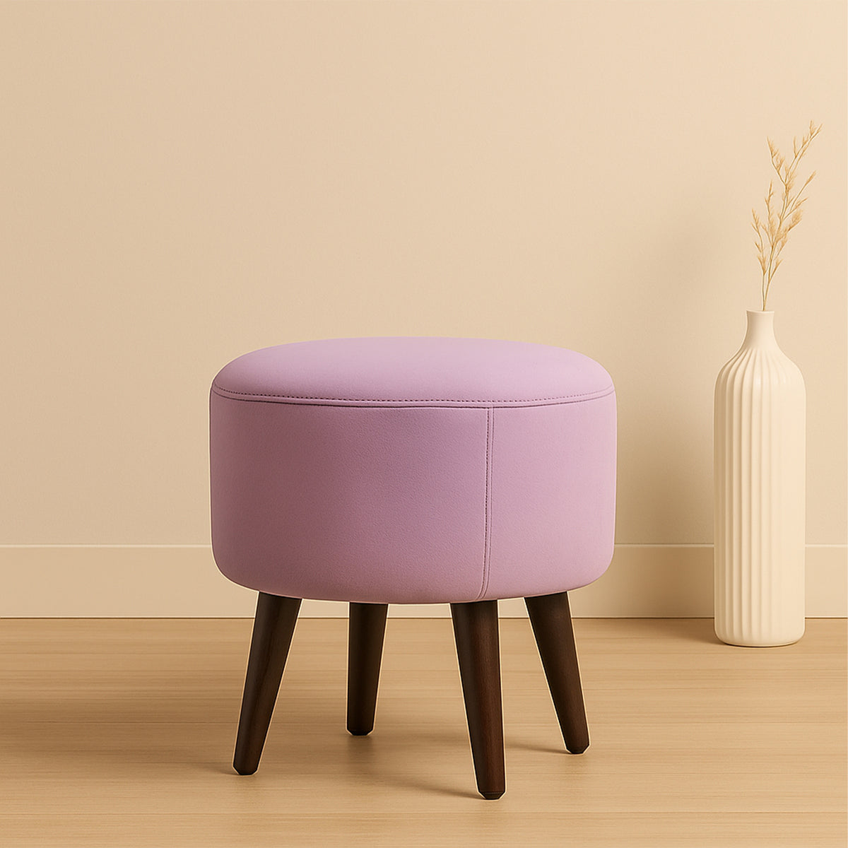 Pouffe Stool - Mulberry
