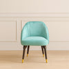 Velvet Shell Armchair Set of 2