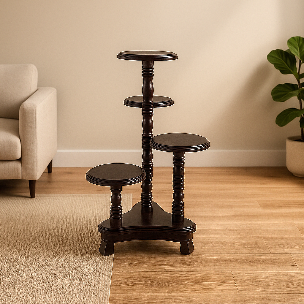 Teak Planter Stand Table