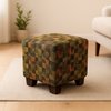 Mosaic Cube Puffy Stool