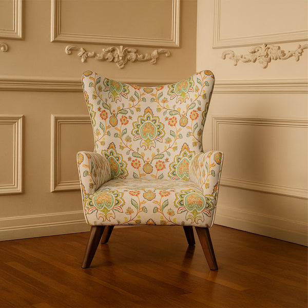 Majestic Boho Wing Chair