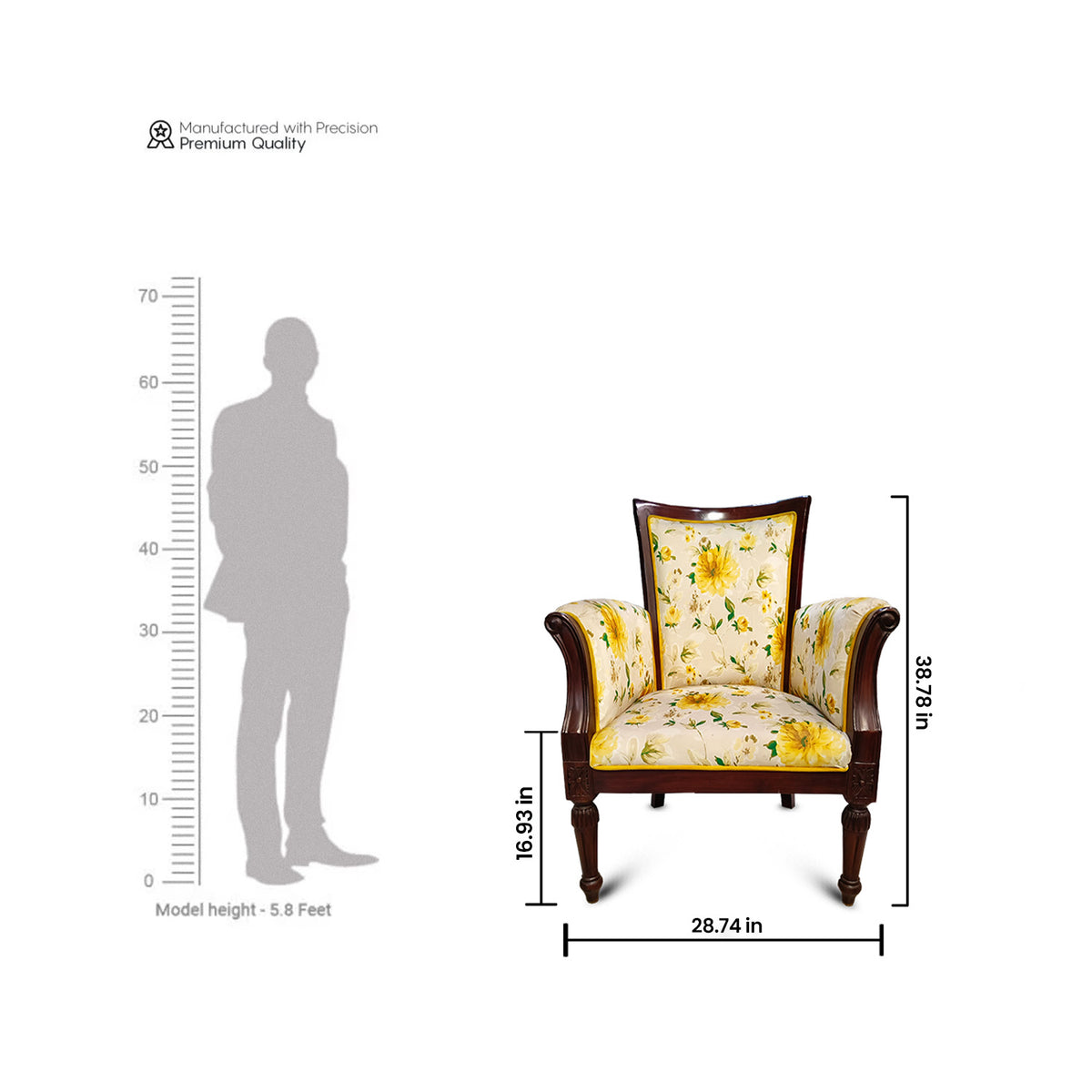 Blossom Wingback Chair