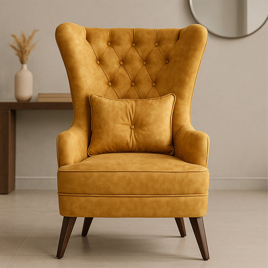 Regal Wingback Lounge Chair