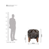 Bloom Accent Chair Jet Black