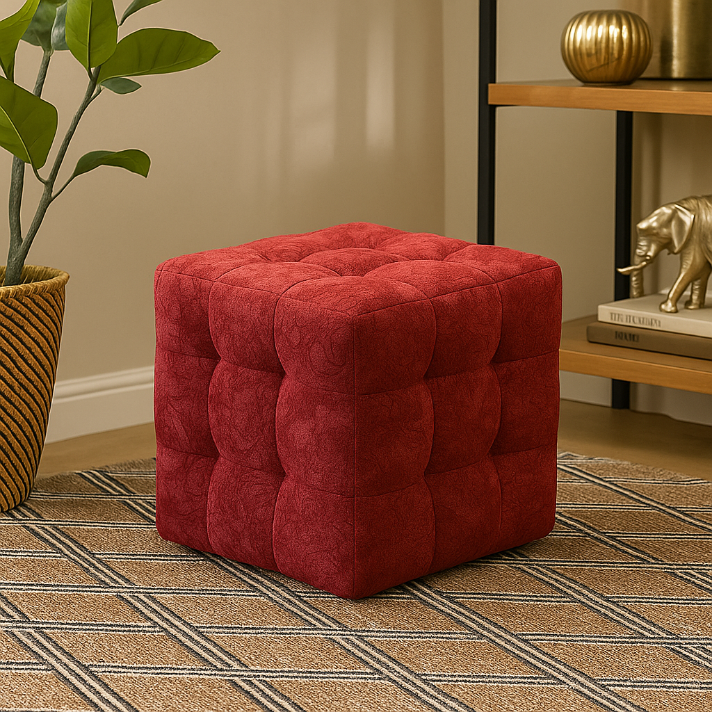 Crimson Cube Puffy