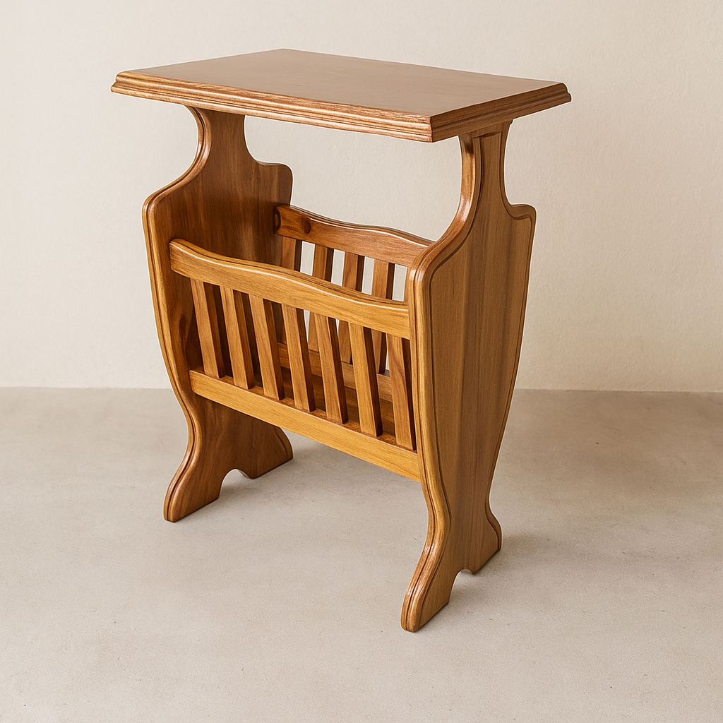 Willow Teak Magazine Side Table