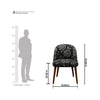 Velvet Chair - Noir