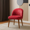 Velvet Chair - Garnet