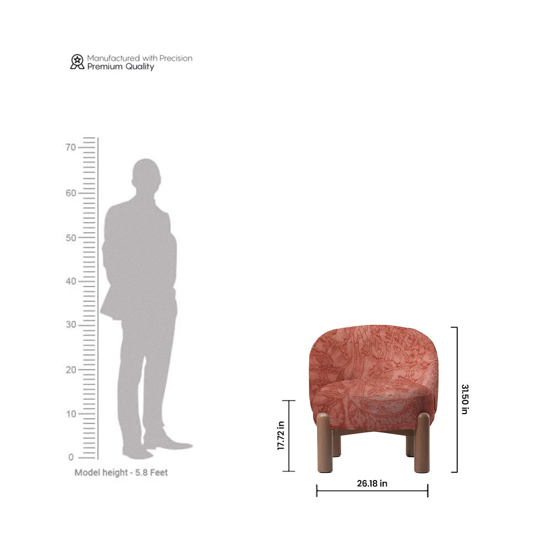 Bloom Accent Chair - Blush