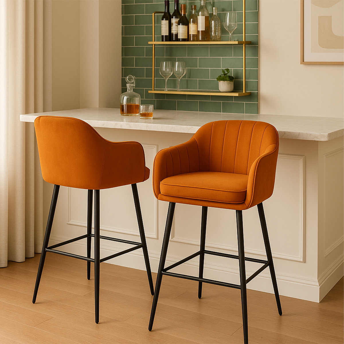 Verve Ring-Back bar Chair