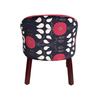 Blossom Curve Chair - Burgundy