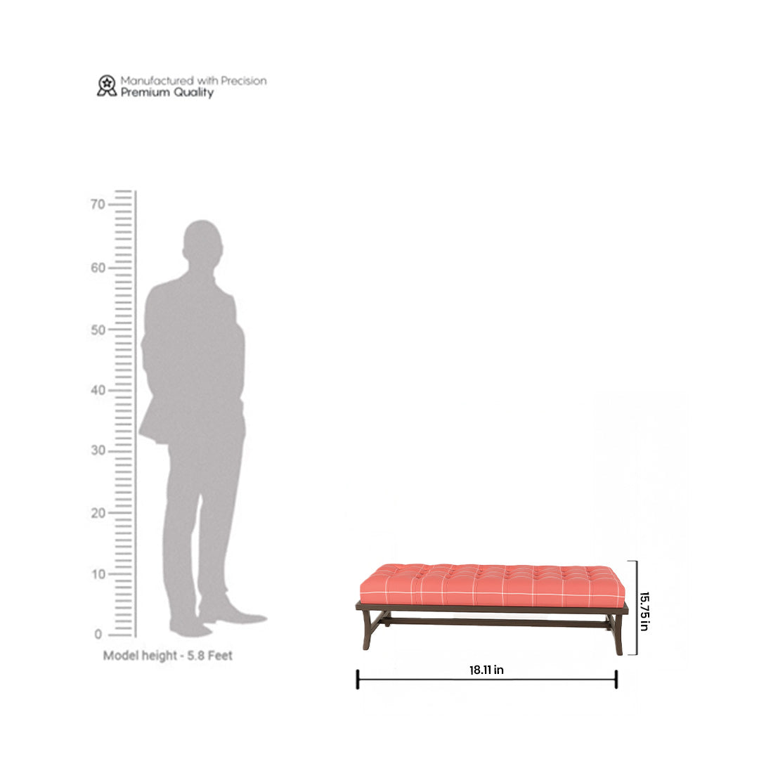 Coral Grid Bench