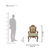 Heritage Floral Royale Teak Armchair