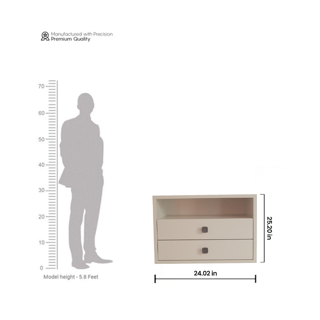 Ivory Compact Side Table