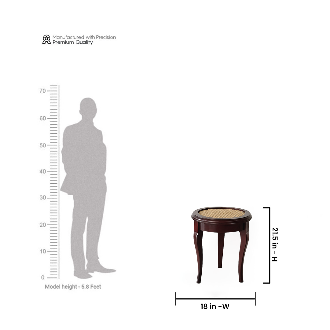 Aurora Cane Round Table