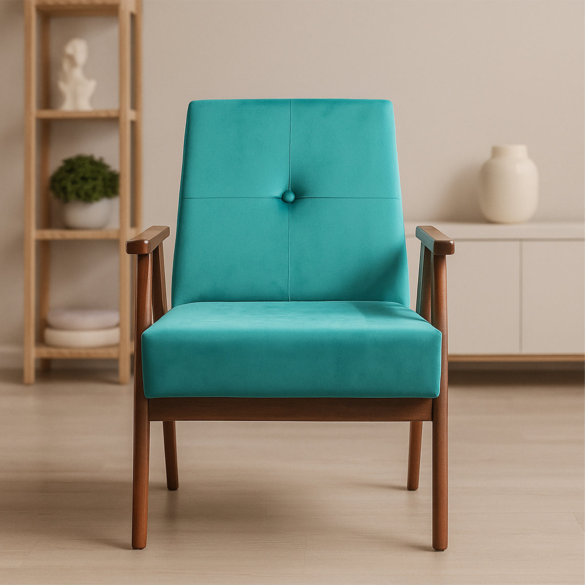 Teal Lounge Chair