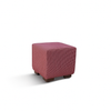 Coral Cube Ottoman