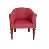 Blossom Curve Chair - Burgundy